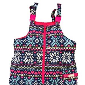 Snowsuit Bib Overalls Pants Carter's Pink Multicolored One Piece Size 4T